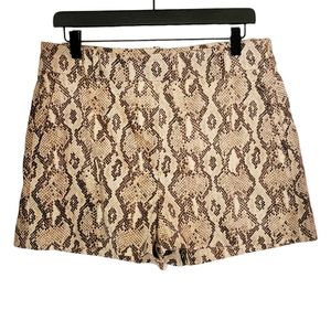 ZARA | Snakeskin Python Print Dress Short shorts Size Large